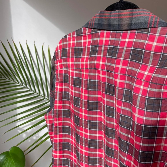 givenchy two plaid button up shirt - Picture 2 of 4